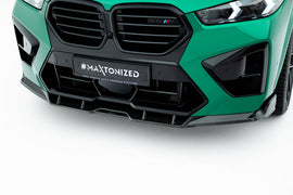 Lip Anteriore Maxton Design compatibile con BMW X5 M F95 Facelift in Fibra di Carbonio — vista d'insieme