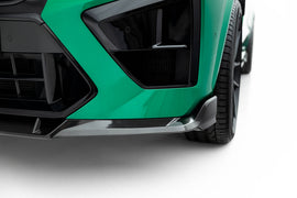 Lip Anteriore Maxton Design compatibile con BMW X5 M F95 Facelift in Fibra di Carbonio — dettaglio del profilo