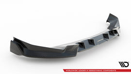 Lip Anteriore Maxton Design compatibile con BMW X5 G05 Facelift M-Pack in Fibra di Carbonio — dettaglio del profilo