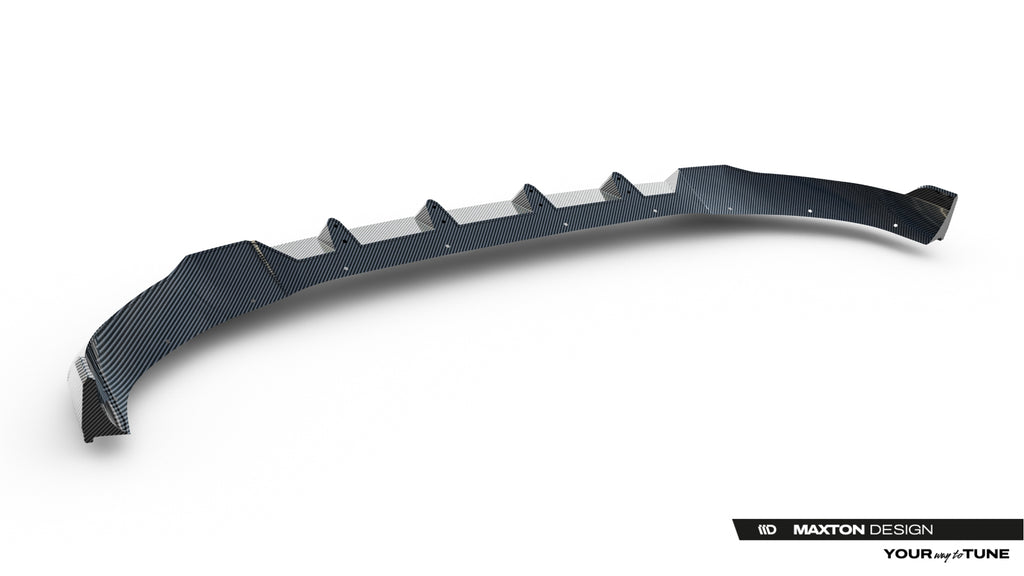 Lip Anteriore BMW X7 G07 M-Pack in Fibra di Carbonio — dettaglio della superficie