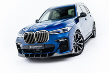 Load image into Gallery viewer, Lip Anteriore BMW X7 G07 M-Pack in Fibra di Carbonio — montato sulla vettura