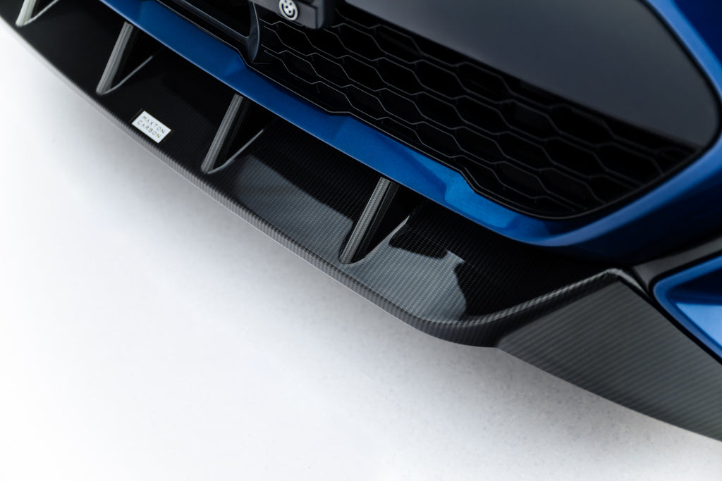 Lip Anteriore BMW X7 G07 M-Pack in Fibra di Carbonio — vista laterale