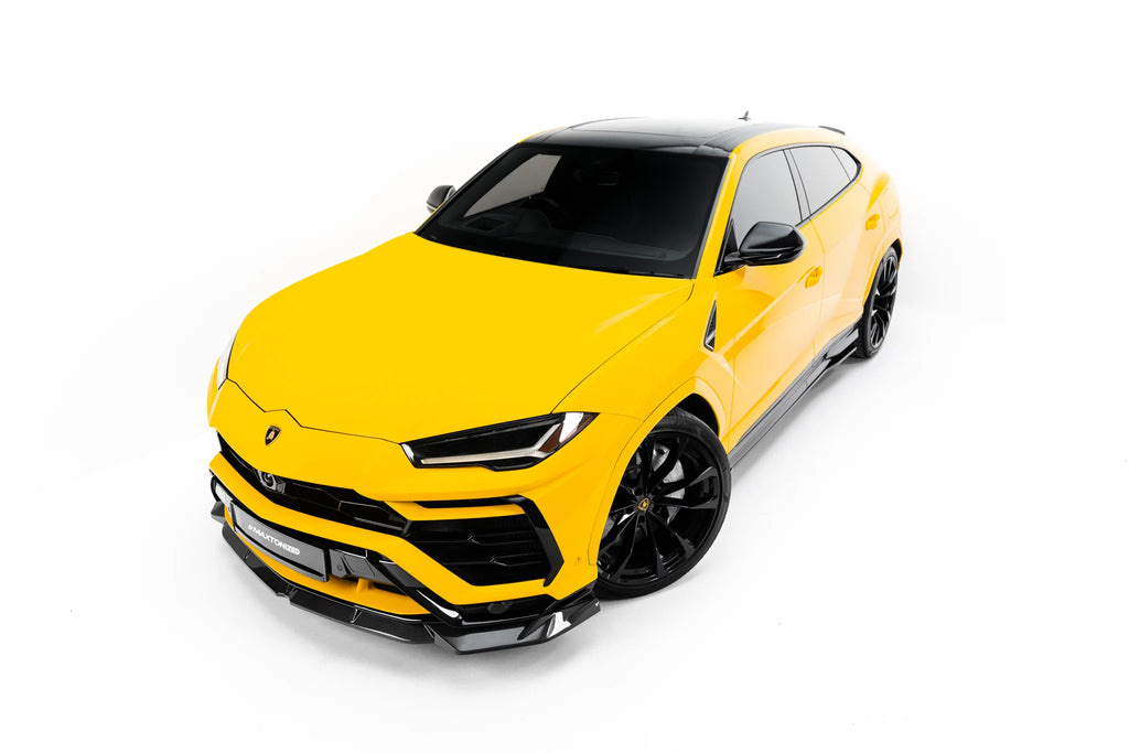 Lip Anteriore Lamborghini Urus Mk 1 in Fibra di Carbonio — vista laterale