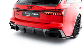 Diffusore Posteriore Audi RS6 C8 in Fibra di Carbonio — dettaglio del profilo