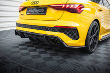 Carica l'immagine nel visualizzatore di Gallery, Splitter Laterali Posteriori Audi RS3 Sportback 8Y in Fibra di Carbonio — vista laterale
