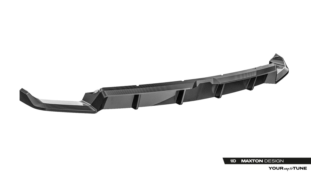 Splitter Posteriore Centrale Lamborghini Urus Mk 1 in Fibra di Carbonio — vista frontale