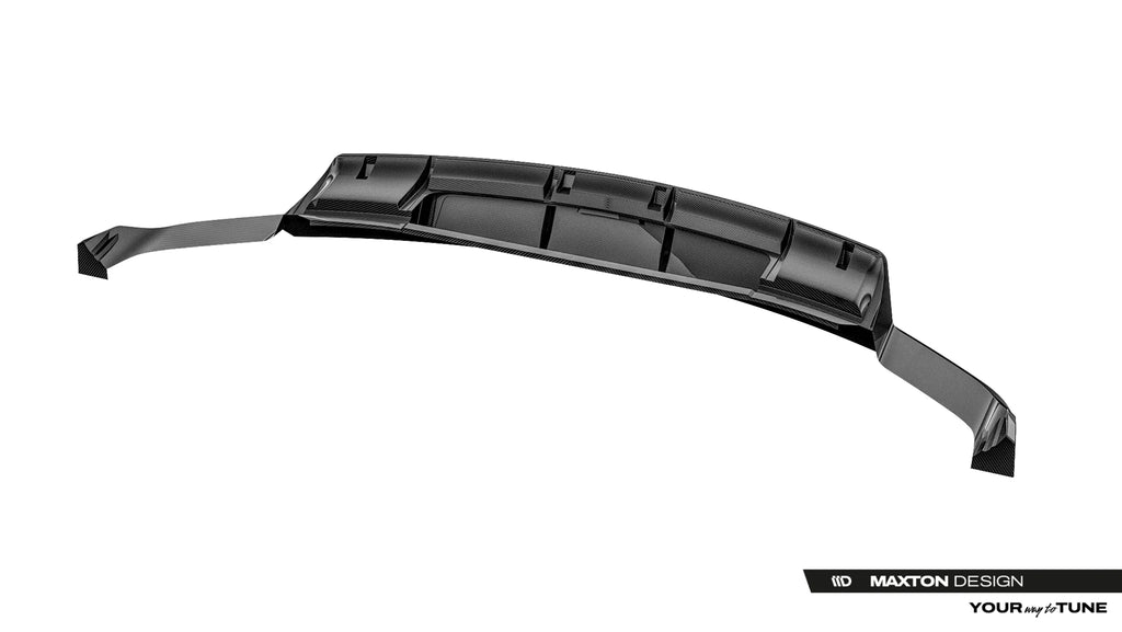 Splitter Posteriore Centrale Lamborghini Urus Mk 1 in Fibra di Carbonio — particolare del bordo