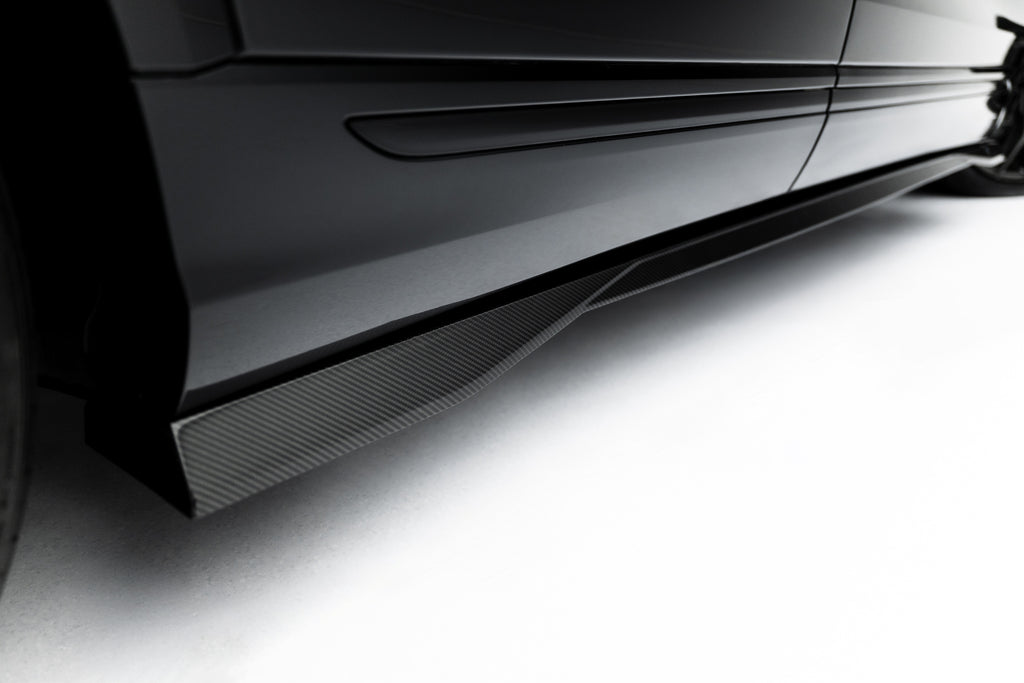 Diffusori Sotto Minigonne Audi Q8 4M Facelift S-Line in Fibra di Carbonio — vista d'insieme