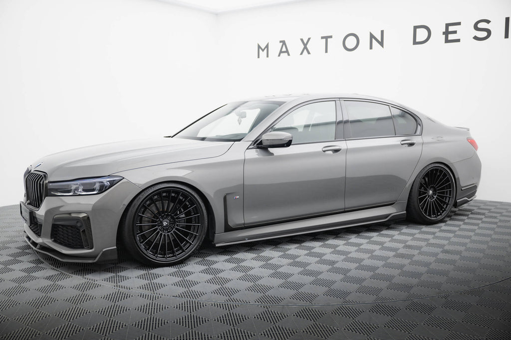 Diffusori Sotto Minigonne BMW Serie 7 G11 Facelift M-Pack in Fibra di Carbonio — vista d'insieme