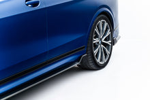 Carica l'immagine nel visualizzatore di Gallery, Diffusori Sotto Minigonne BMW X7 G07 M-Pack in Fibra di Carbonio — vista frontale