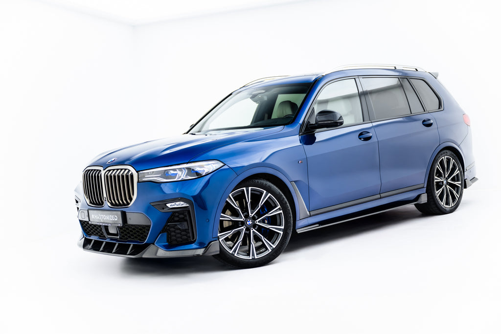 Diffusori Sotto Minigonne BMW X7 G07 M-Pack in Fibra di Carbonio — vista posteriore