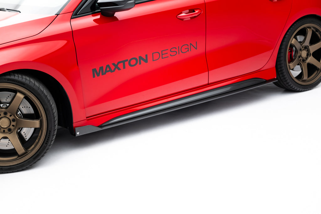 Diffusori Sotto Minigonne V.1 Audi RS3 8Y Facelift in Fibra di Carbonio — vista laterale