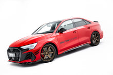 Load image into Gallery viewer, Diffusori Sotto Minigonne V.2 Audi RS3 8Y Facelift in Fibra di Carbonio — montato sulla vettura