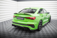Estensione Spoiler Audi RS3 Berlina 8Y S-Line in Fibra di Carbonio — montato sulla vettura