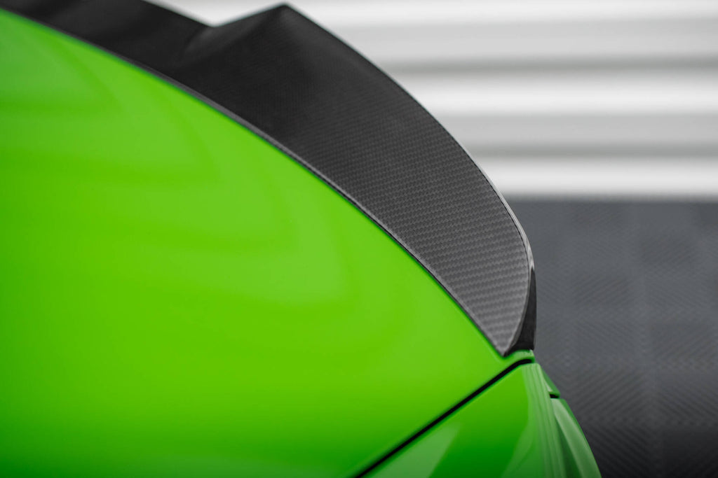 Estensione Spoiler Audi RS3 Berlina 8Y S-Line in Fibra di Carbonio — dettaglio del fissaggio