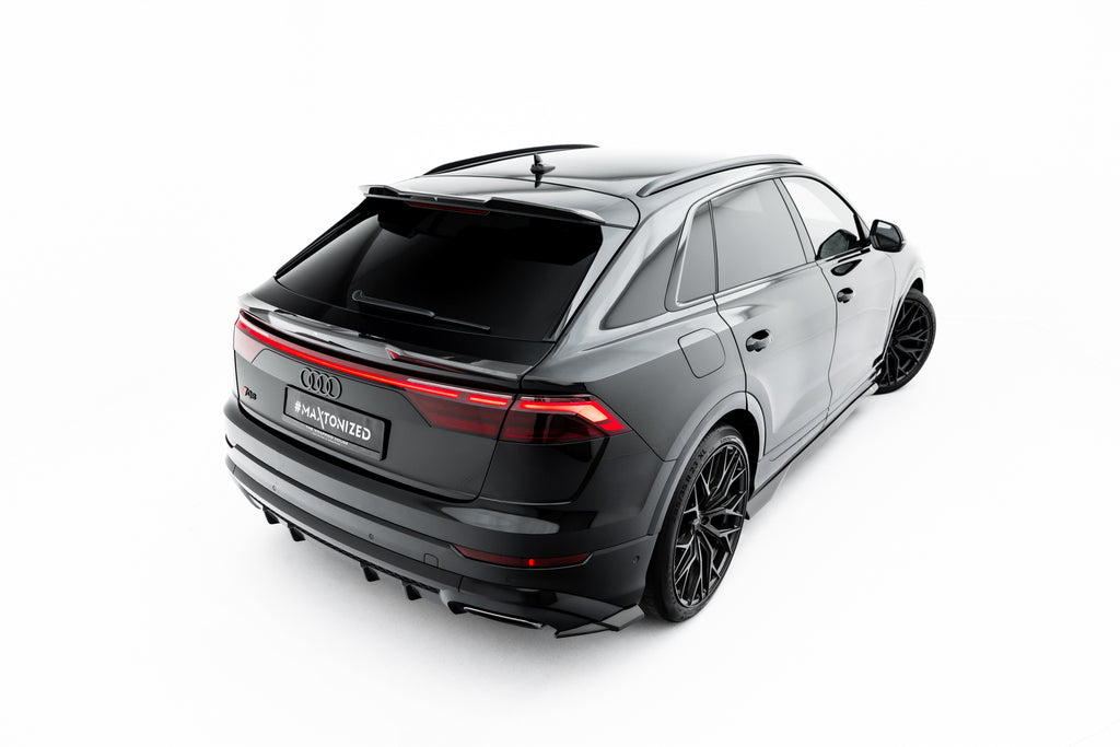 Alettone Audi Q8 4M Facelift S-Line in Fibra di Carbonio — montato sulla vettura