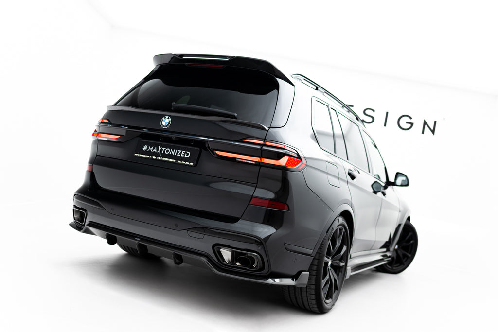 Alettone Maxton Design compatibile con BMW X7 G07 Facelift M-Pack in Fibra di Carbonio — vista posteriore