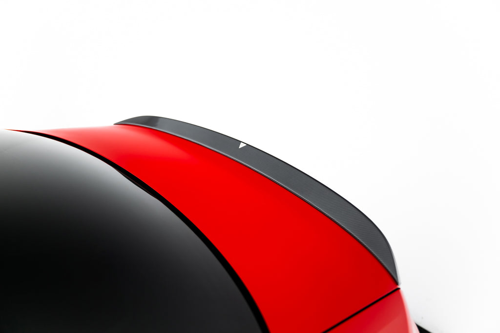 Estensione Spoiler V.2 Audi RS3 Berlina 8Y Facelift in Fibra di Carbonio — vista laterale