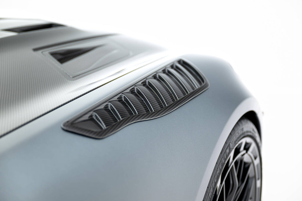 Prese d'Aria Mercedes AMG GT C190 Facelift in Fibra di Carbonio — montato sulla vettura