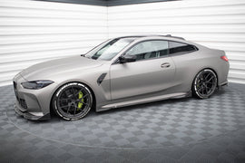 Flap Laterali Maxton Design compatibili con BMW Serie M4 G82/G83 in Fibra di Carbonio — vista d'insieme