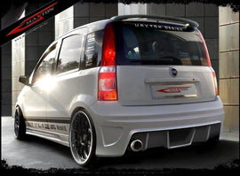 Paraurti posteriore Racer Maxton Design per Fiat Panda, vetroresina da verniciare