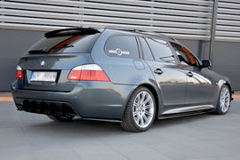 Splitter laterali posteriori Maxton Design compatibili con BMW Serie 5 E60 / E61 M-Pack, ABS nero lucido