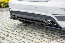 Diffusore posteriore Maxton Design per Mercedes-AMG A 45 W176, ABS nero lucido — vista principale