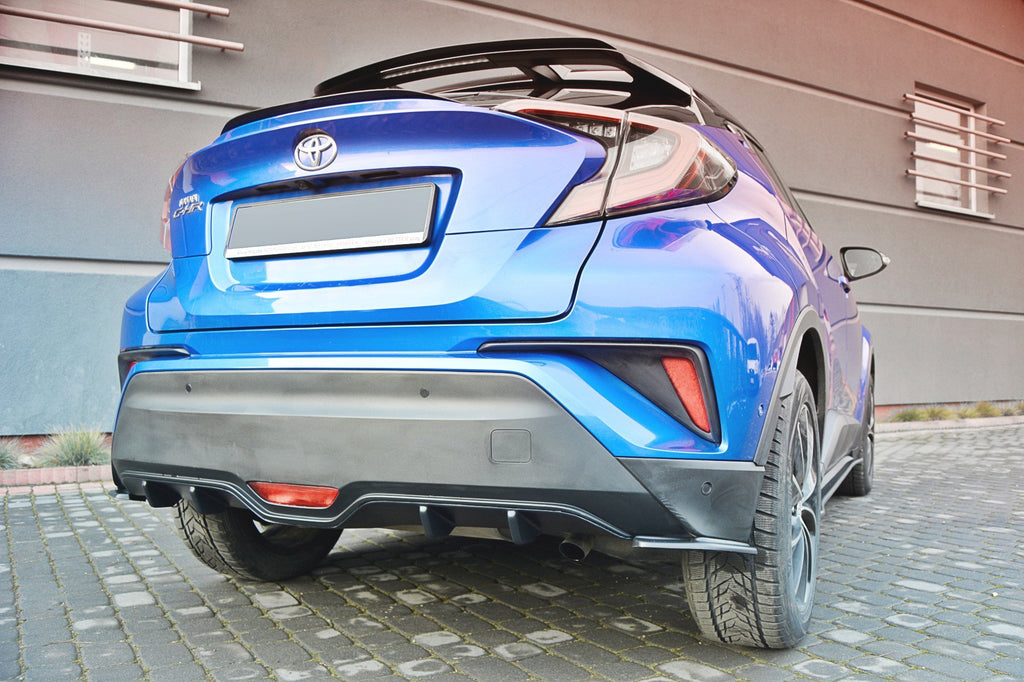 Diffusore posteriore Maxton Design per Toyota C-HR Mk1, ABS nero lucido