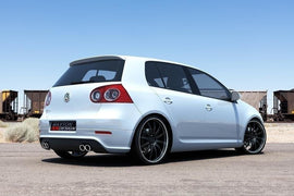 Diffusore posteriore Maxton Design per Volkswagen Golf Mk5 R32 con due fori di scarico