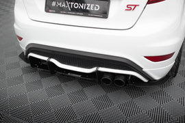 Diffusore posteriore V.2 Racing Maxton Design per Ford Fiesta ST Mk7 Facelift — ABS nero opaco, vista di dettaglio