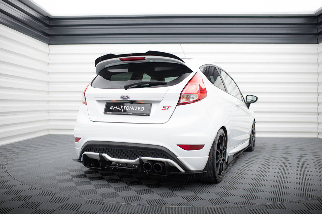 Diffusore posteriore V.2 Racing Maxton Design per Ford Fiesta ST Mk7 Facelift, ABS nero opaco: dettaglio del profilo