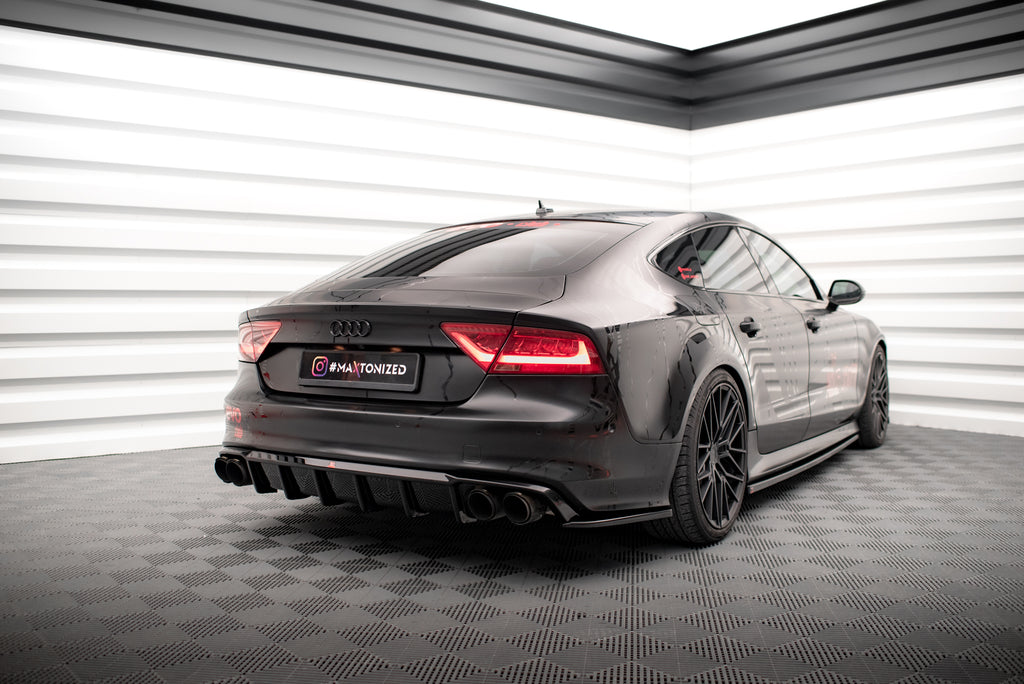 Splitter Laterali Posteriori Audi A7 C7 S-Line — dettaglio del profilo
