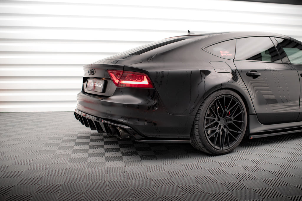 Splitter Laterali Posteriori Audi A7 C7 S-Line — montato sulla vettura