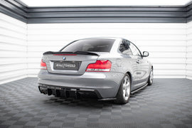 Splitter Laterali Posteriori Maxton Design compatibili con BMW Serie 1 E82 — vista d'insieme