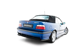Splitter Laterali Posteriori Maxton Design compatibili con BMW Serie 3 E36 M-Pack — vista d'insieme