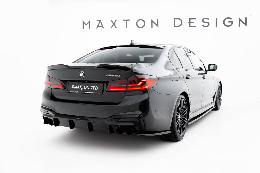 Splitter Laterali Posteriori BMW Serie 5 M550i xDrive Berlina G30 — dettaglio del profilo
