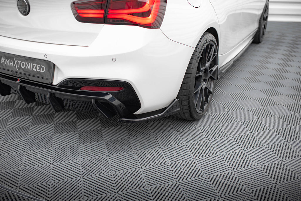 Splitter Laterali Posteriori V.3 BMW Serie 1 F20 Facelift M-Pack / M140i — dettaglio del profilo