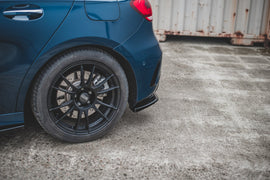 Splitter laterali posteriori Maxton Design per Mercedes-AMG A35 Aero W177, ABS nero lucido