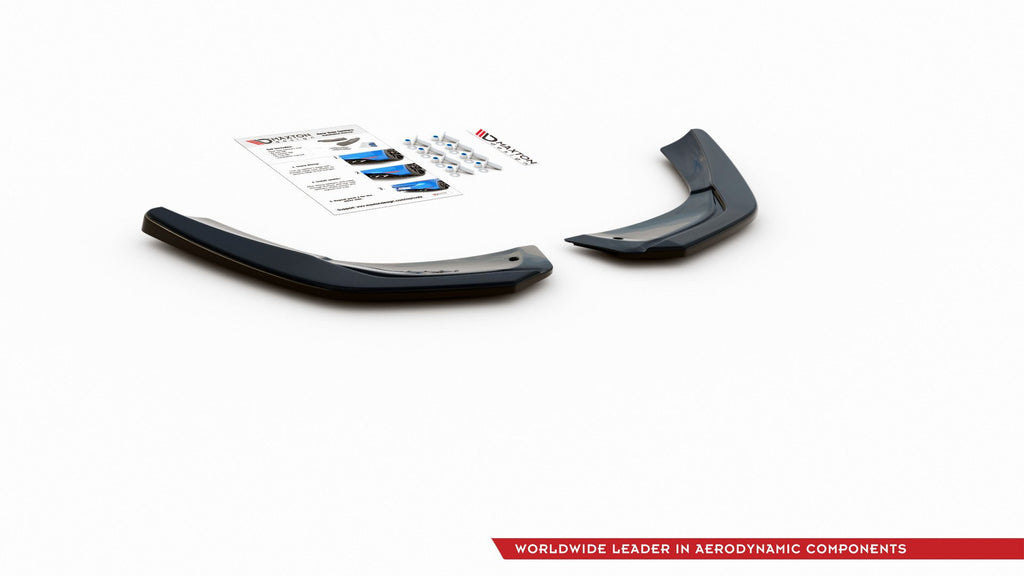 Splitter laterale posteriore nero lucido per Mercedes A35 AMG W177