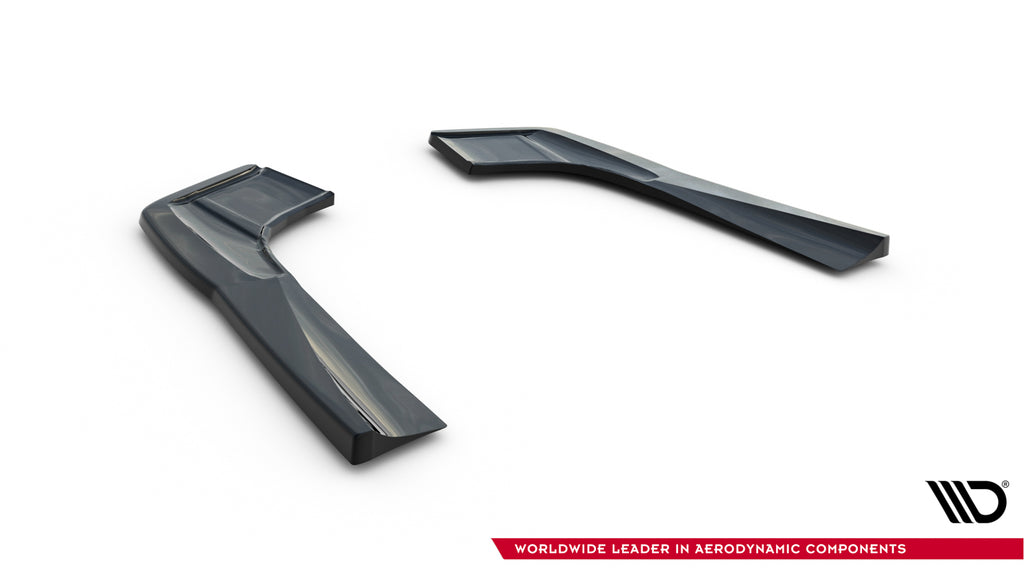 Splitter Laterali Posteriori Mercedes CLA 35 AMG C118 Facelift AMG 45 Aero — vista posteriore