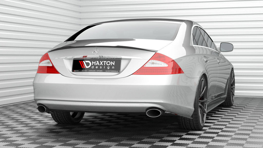 Splitter Laterali Posteriori Mercedes CLS C219 — dettaglio del fissaggio