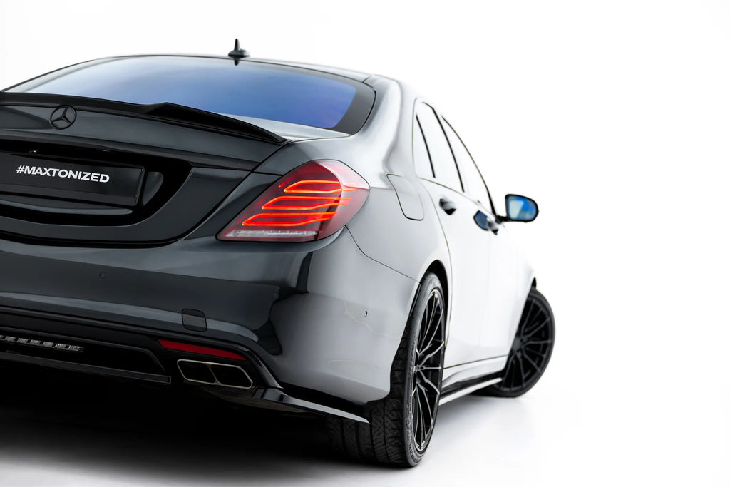 Splitter Laterali Posteriori Mercedes Classe S W222 AMG-Line — dettaglio del profilo
