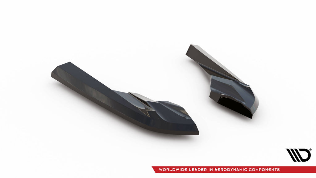 Splitter Laterali Posteriori Porsche Taycan Mk1 aycan Cross Turismo 4S — dettaglio del profilo