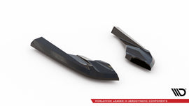 Splitter Laterali Posteriori Porsche Taycan Mk1 aycan Cross Turismo 4S — dettaglio del profilo