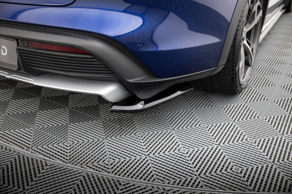 Splitter Laterali Posteriori Porsche Taycan Mk1 aycan Cross Turismo 4S — vista laterale