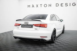 Splitter Laterali Posteriori V.1 Audi A3 Berlina 8V Facelift — vista d'insieme