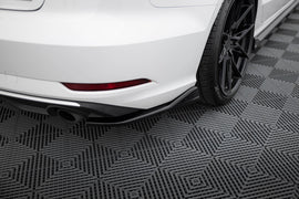 Splitter Laterali Posteriori V.1 Audi A3 Berlina 8V Facelift — dettaglio del profilo