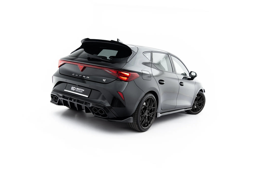 Splitter Laterali Posteriori V.1 Cupra Ateca Hatchback Mk1 Facelift Leon — vista posteriore