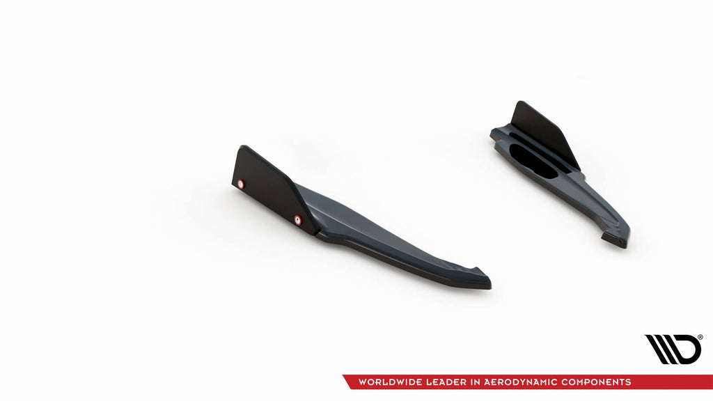 Splitter Laterali Posteriori V.1 BMW Serie M8 F93 + Flap — montato sulla vettura