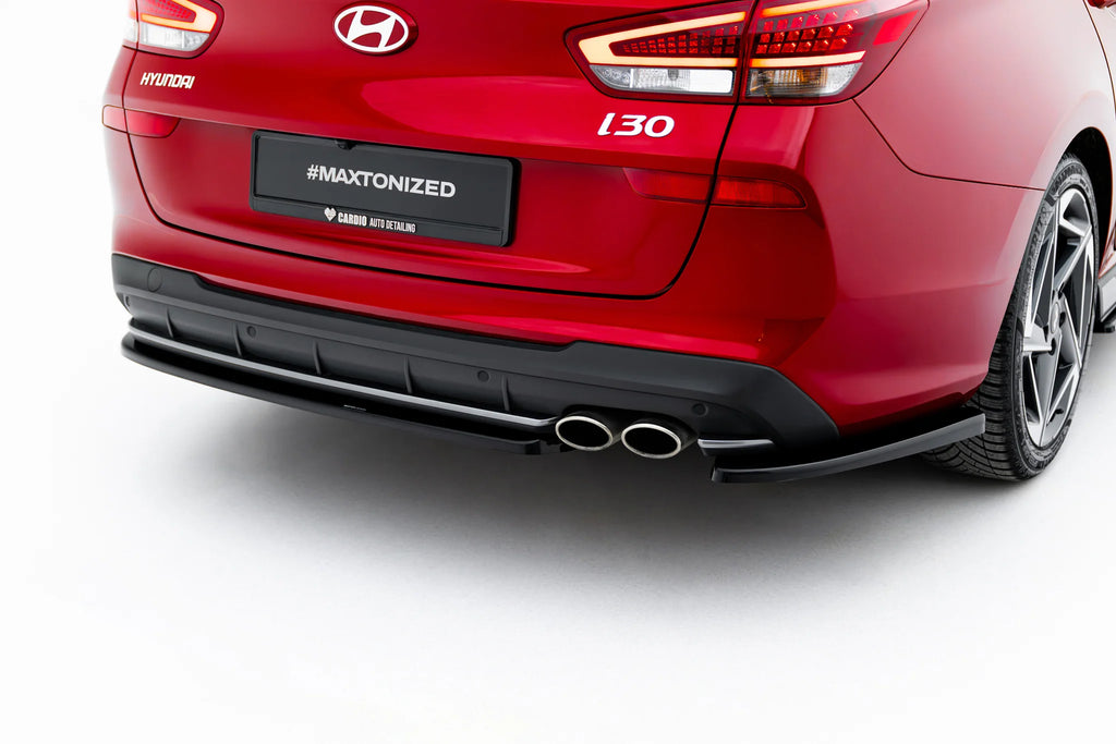 Splitter Laterali Posteriori V.1 Hyundai i30 Station Wagon Mk3 Facelift N-Line — montato sulla vettura